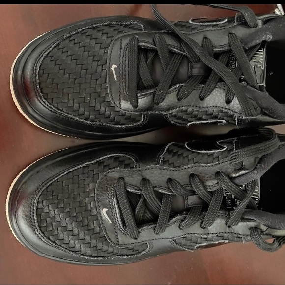 Black checkered Nike Air Force 1 - Picture 2 of 4